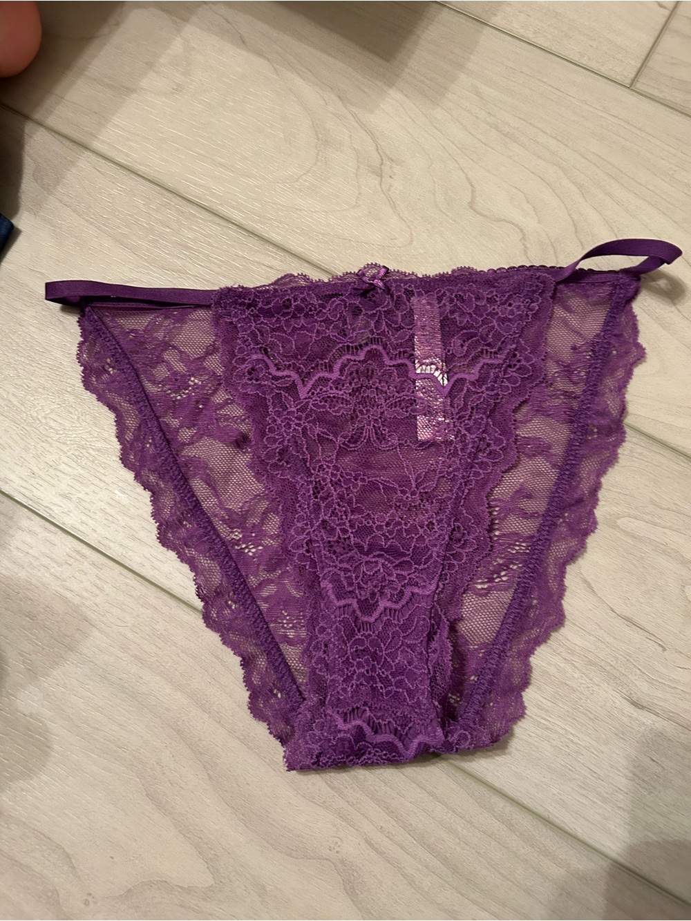 Victoria's Secret Purple Lace Bikini Panty